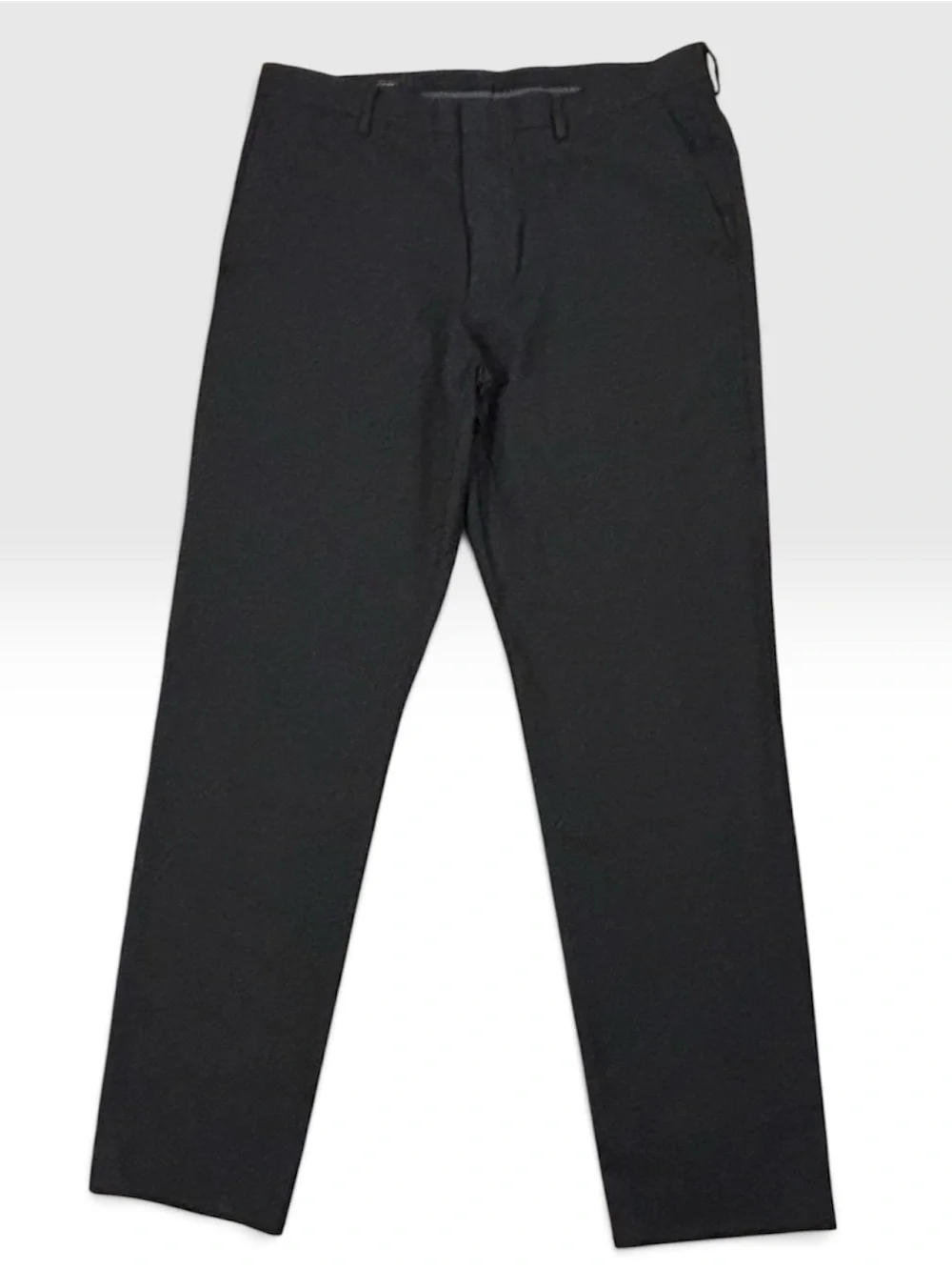 J. Crew Men's Crosby Black Dress Trousers Designer Wool Business Pants